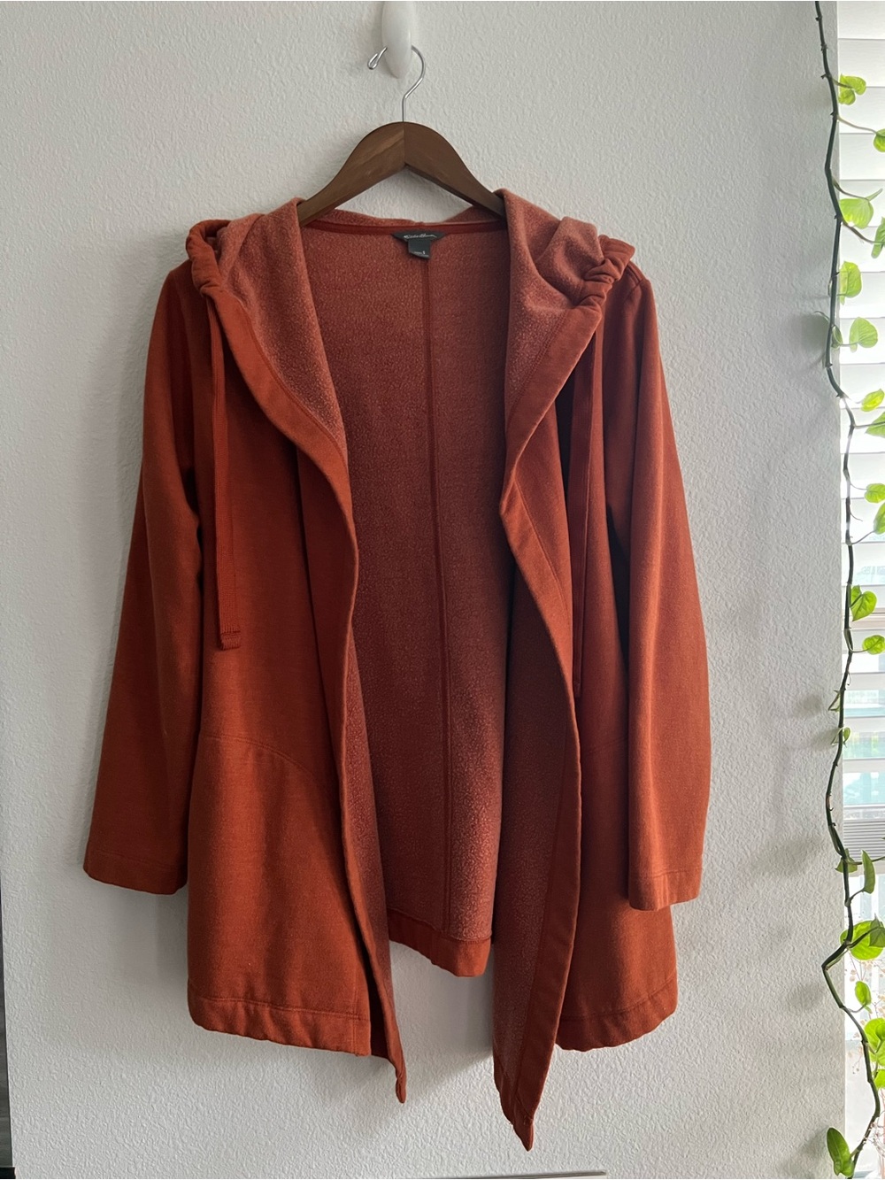 Eddie Bauer Fleece-Lined Cardigan (S)
